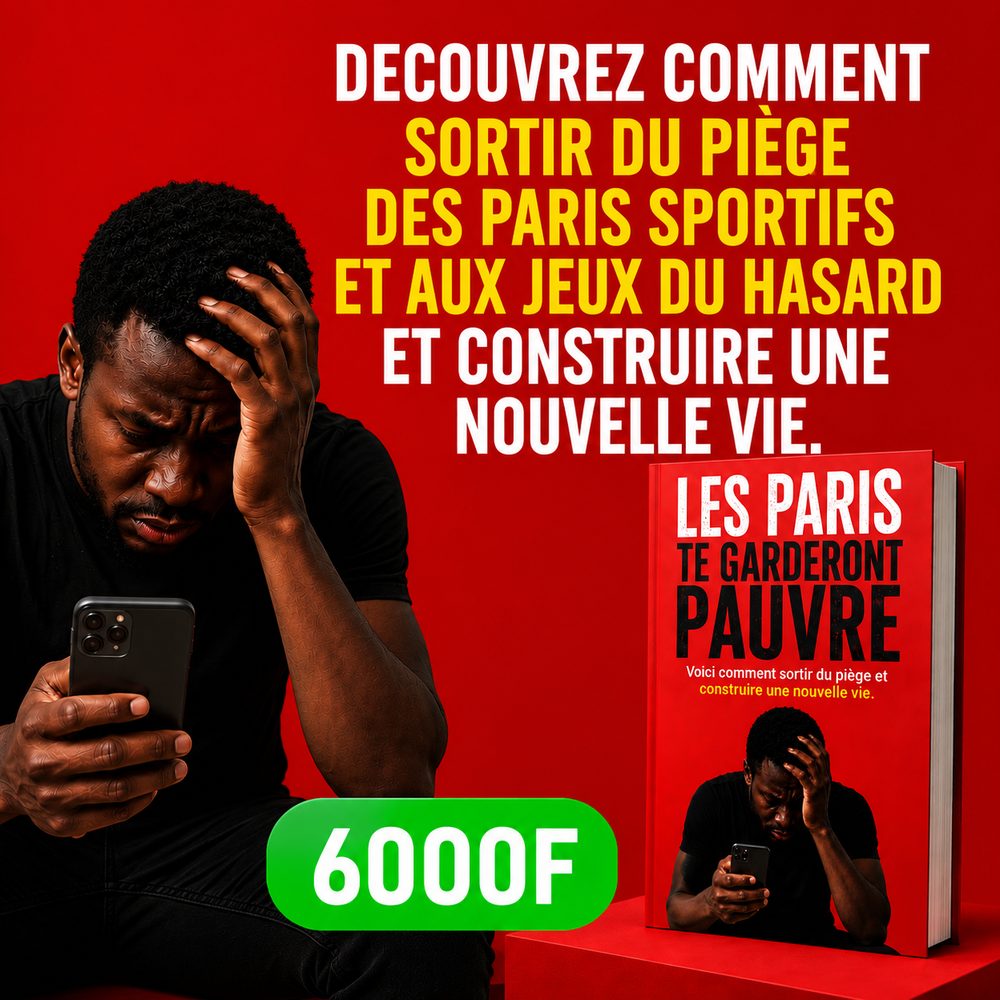 Couverture du livre Les paris te garderont pauvre, 6 000 FCFA